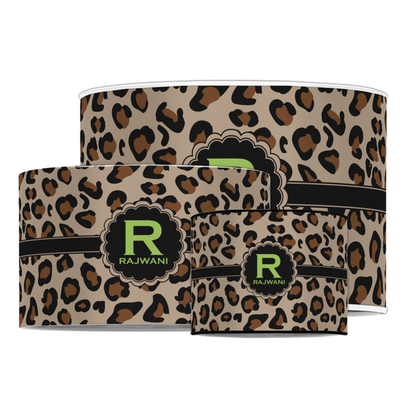 Granite Leopard Drum Lampshades - MAIN