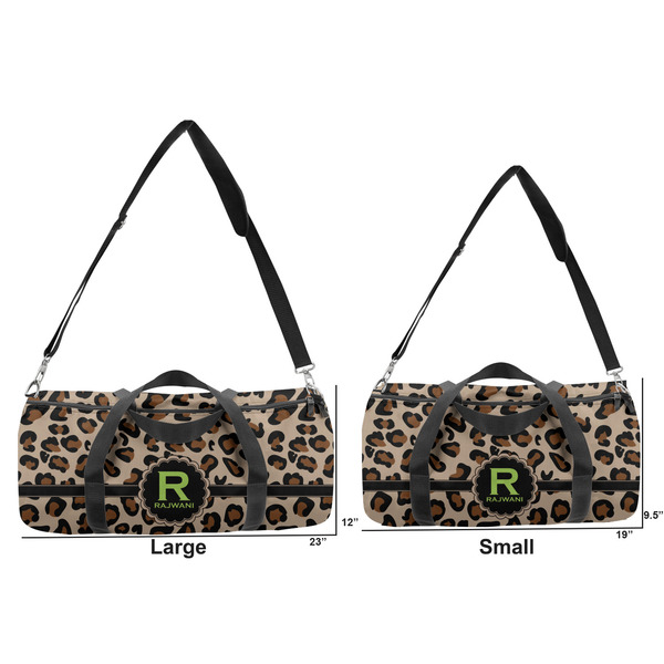 Granite Leopard Duffle Bag Small and Large