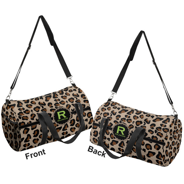 Granite Leopard Duffle bag small front and back sides