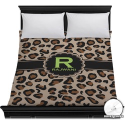 Granite Leopard Duvet Cover - Full / Queen (Personalized)