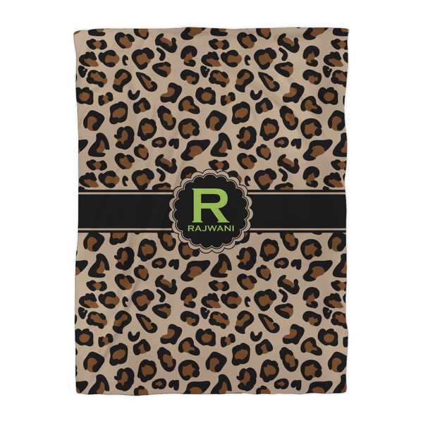 Granite Leopard Duvet Cover - Twin XL - Front