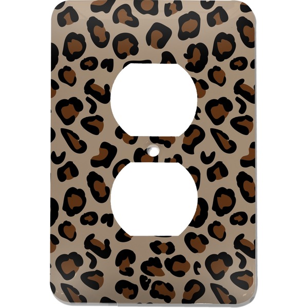 Custom Granite Leopard Electric Outlet Plate