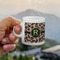 Granite Leopard Espresso Cup - 3oz LIFESTYLE (new hand)