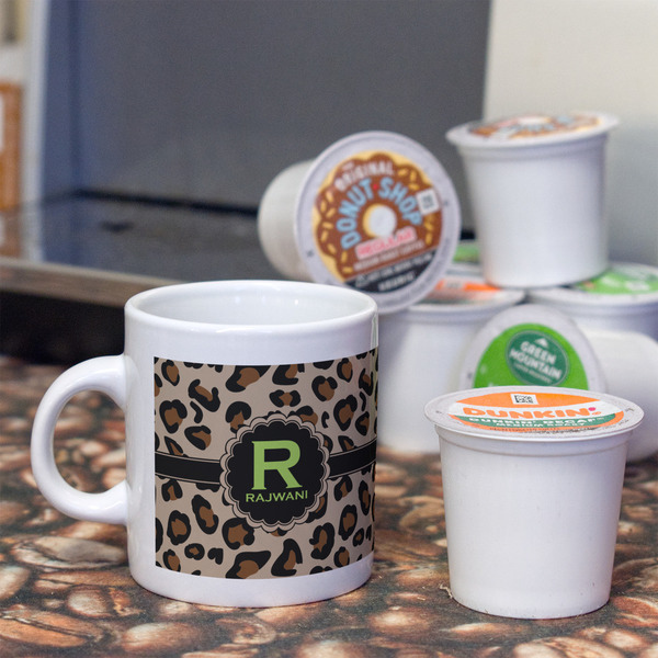 Granite Leopard Espresso Cup - Single Lifestyle