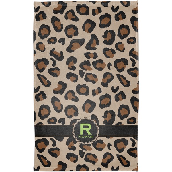 Granite Leopard Finger Tip Towel - Full View