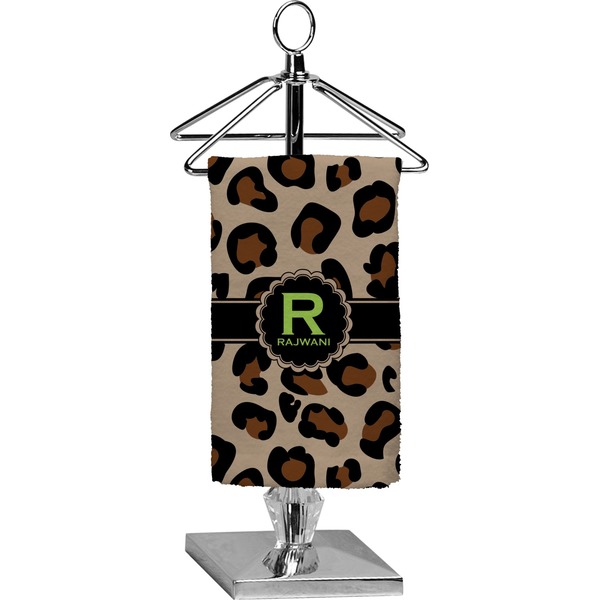 Custom Granite Leopard Finger Tip Towel - Full Print (Personalized)