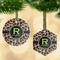 Granite Leopard Frosted Glass Ornament - MAIN PARENT