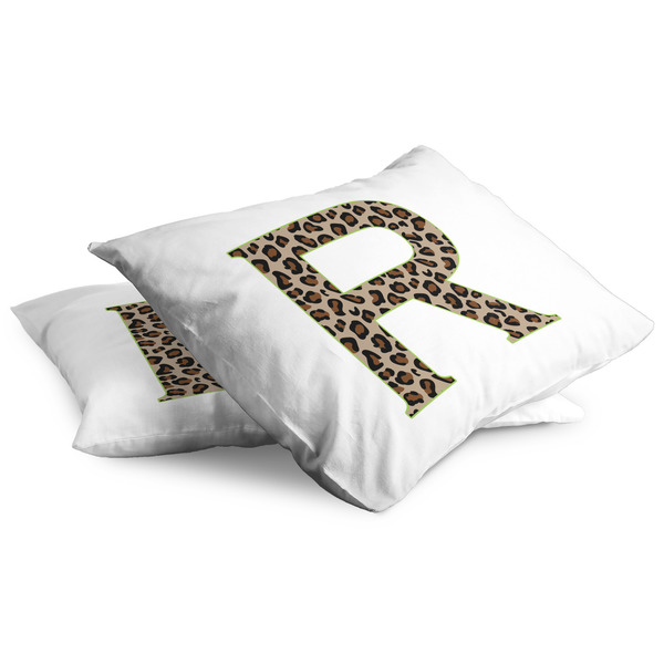 Granite Leopard Full Pillow Case - TWO (partial print)