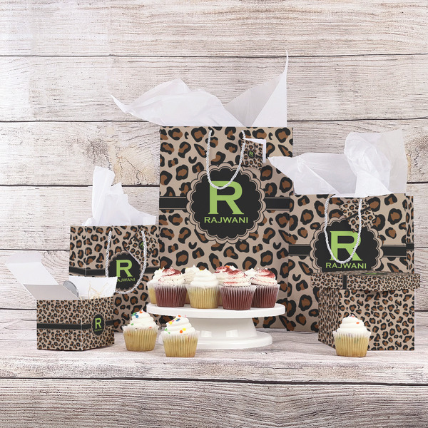 Granite Leopard Gift Bags - In Context