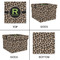 Granite Leopard Gift Boxes with Lid - Canvas Wrapped - Large - Approval