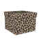 Granite Leopard Gift Boxes with Lid - Canvas Wrapped - Medium - Front/Main