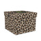 Granite Leopard Gift Box with Lid - Canvas Wrapped - Medium (Personalized)