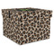 Granite Leopard Gift Boxes with Lid - Canvas Wrapped - XX-Large - Front/Main