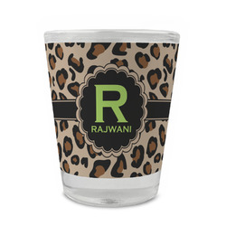 Granite Leopard Glass Shot Glass - 1.5 oz - Set of 4 (Personalized)