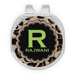 Granite Leopard Golf Ball Marker - Hat Clip - Silver