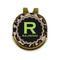 Granite Leopard Golf Ball Marker - Hat Clip - Gold