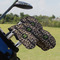 Granite Leopard Golf Club Cover - Set of 9 - On Clubs