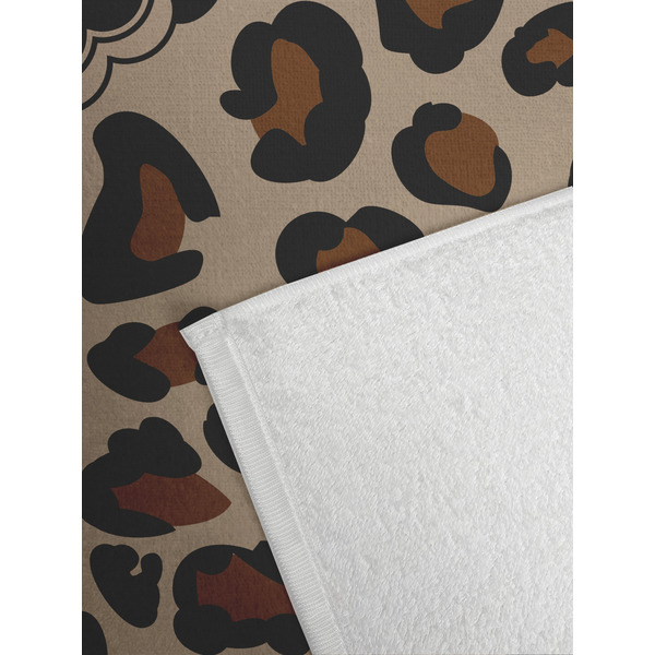 Granite Leopard Golf Towel - Detail