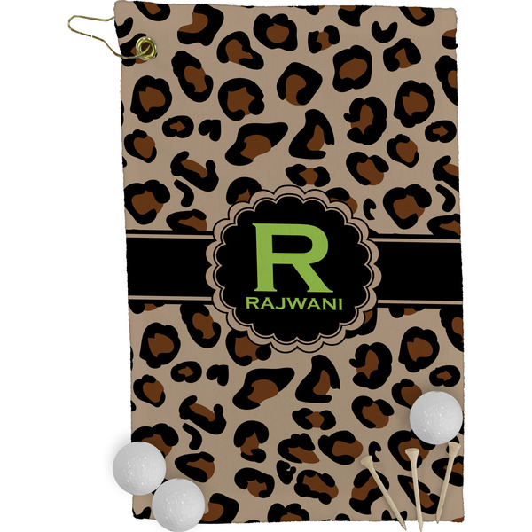 Granite Leopard Golf Towel (Personalized)
