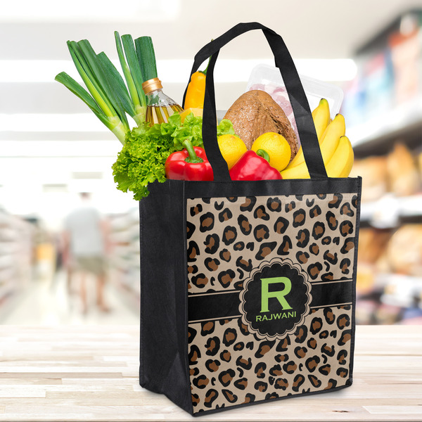 Granite Leopard Grocery Bag - LIFESTYLE