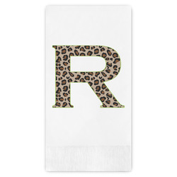 Granite Leopard Guest Napkins - Full Color - Embossed Edge (Personalized)