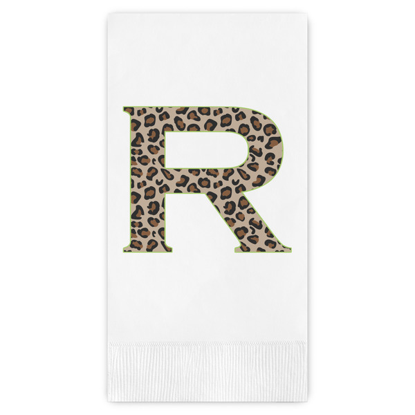 Custom Granite Leopard Guest Towels - Full Color (Personalized)
