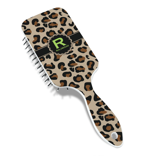 Granite Leopard Hair Brush - Angle View