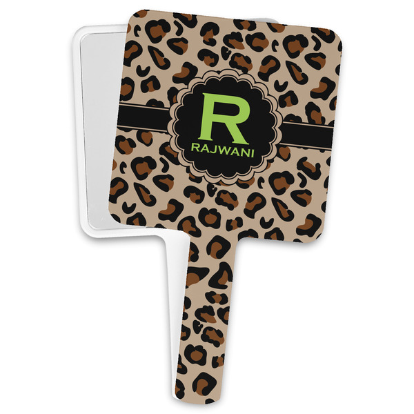 Custom Granite Leopard Hand Mirror (Personalized)
