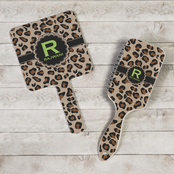 Granite Leopard Hand Mirrors - In Context