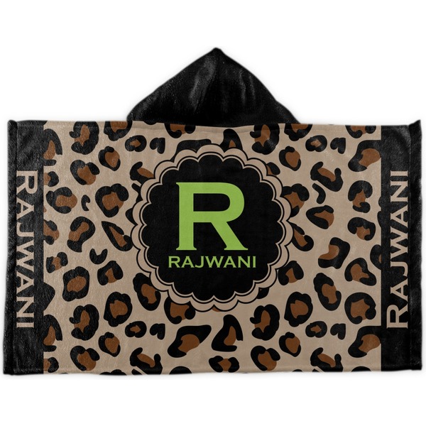 Custom Granite Leopard Kids Hooded Towel (Personalized)
