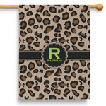 Granite Leopard 28" House Flag - Double Sided (Personalized)
