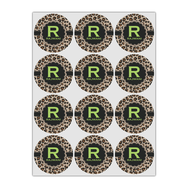 Granite Leopard Icing Circle - Small - Set of 12