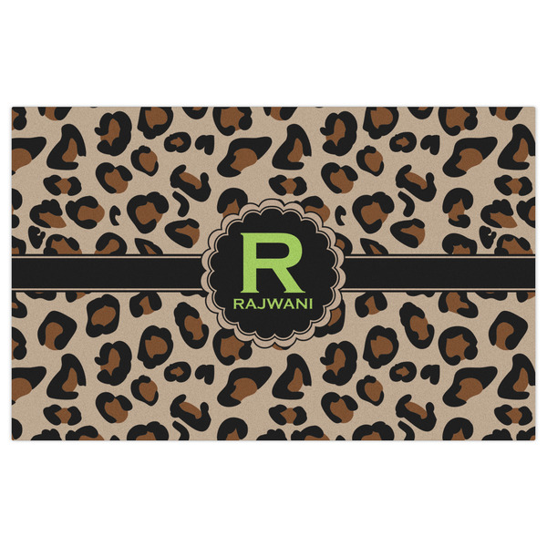Granite Leopard Indoor / Outdoor Rug - 5'x8' - Front Flat