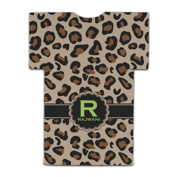 Granite Leopard Jersey Bottle Cooler - BACK (flat)
