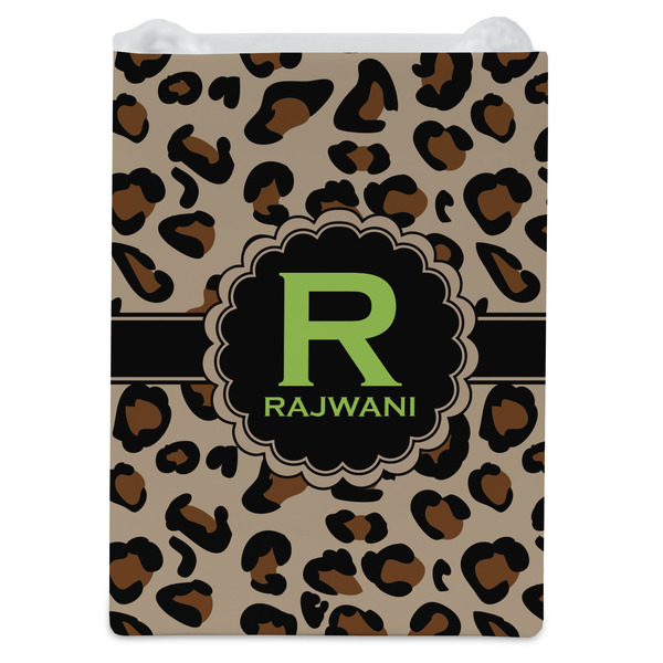Granite Leopard Jewelry Gift Bag - Gloss - Front