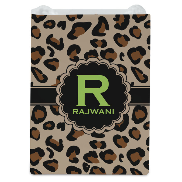 Granite Leopard Jewelry Gift Bag - Matte - Front