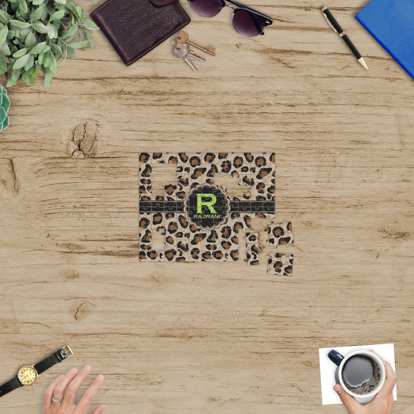 Granite Leopard Jigsaw Puzzle 110 Piece - In Context