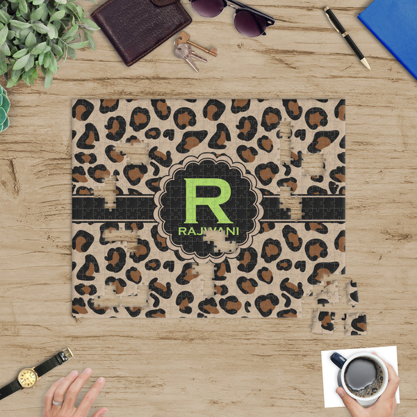 Granite Leopard Jigsaw Puzzle 500 Piece - In Context