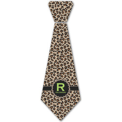 Granite Leopard Iron On Tie - 4 Sizes w/ Name and Initial