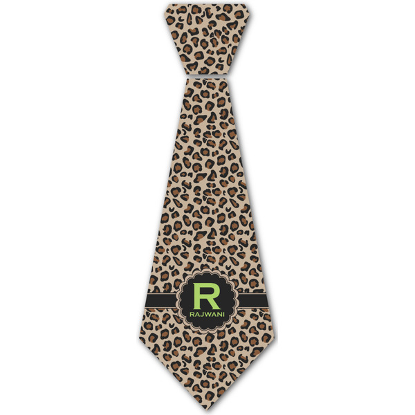 Custom Granite Leopard Iron On Tie - 4 Sizes w/ Name and Initial