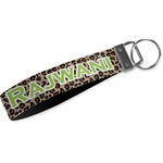Granite Leopard Webbing Keychain Fob - Large (Personalized)