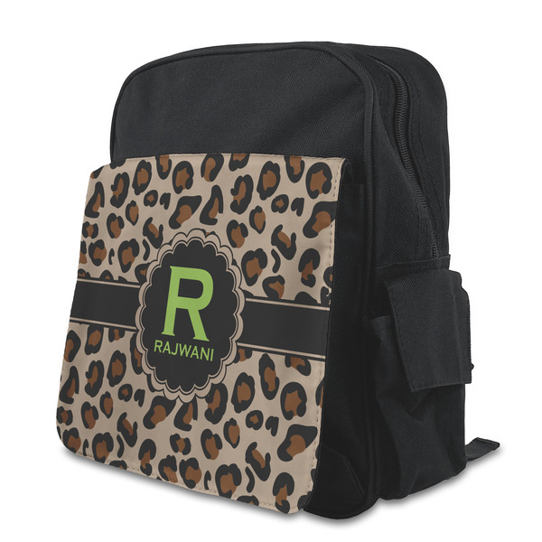 Custom Granite Leopard Preschool Backpack (Personalized)