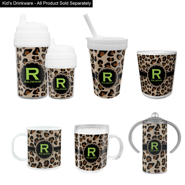 Granite Leopard Kid's Drinkware - Customized & Personalized