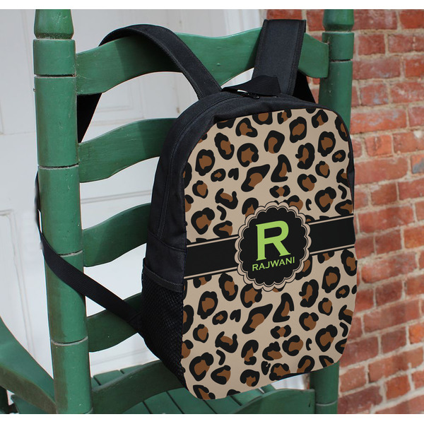 Granite Leopard Kids Backpack - In Context
