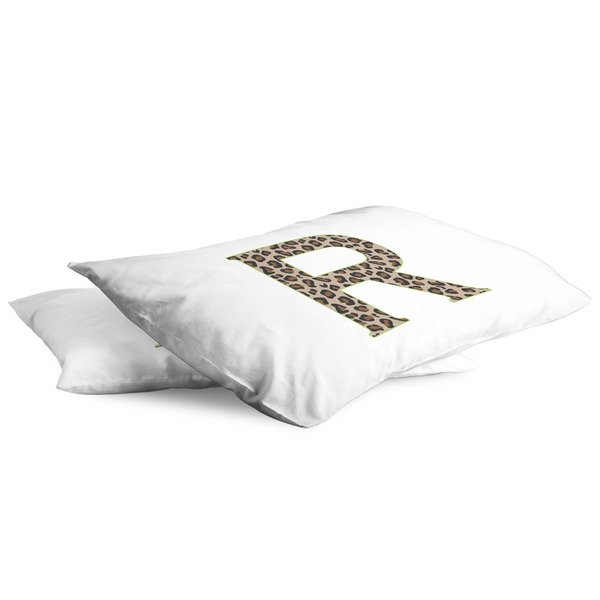 Granite Leopard King Pillow Case - TWO (partial print)