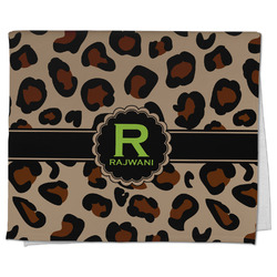 Granite Leopard Kitchen Towel - Poly Cotton w/ Name and Initial