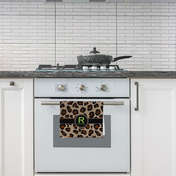 Granite Leopard Kitchen Towel - Poly Cotton - Lifestyle