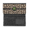 Granite Leopard Ladies Wallet - Half Way Open