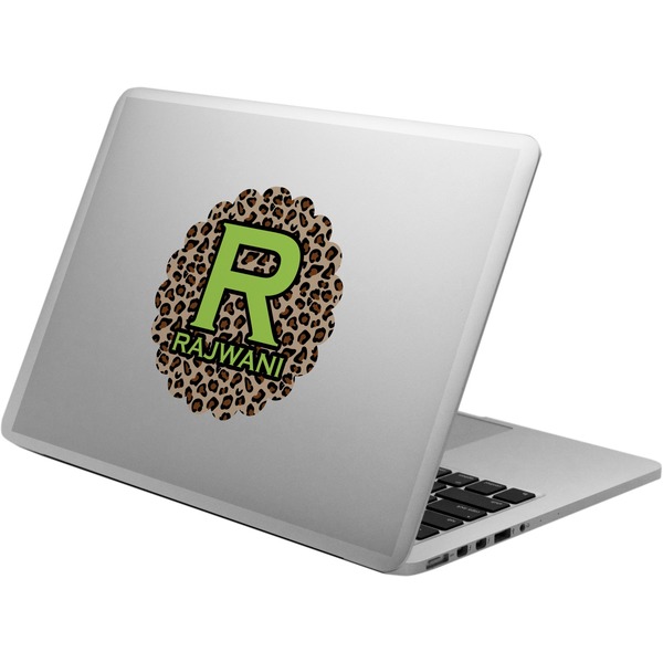 Custom Granite Leopard Laptop Decal (Personalized)