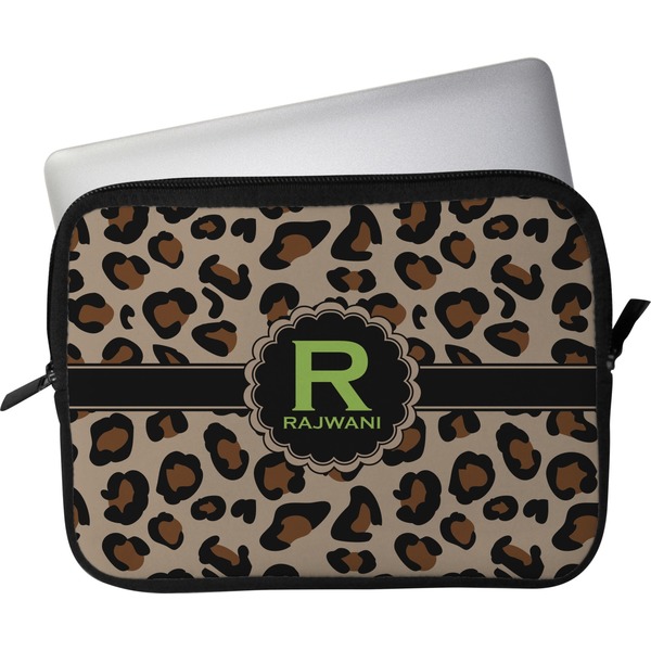 Custom Granite Leopard Laptop Sleeve / Case - 13" (Personalized)